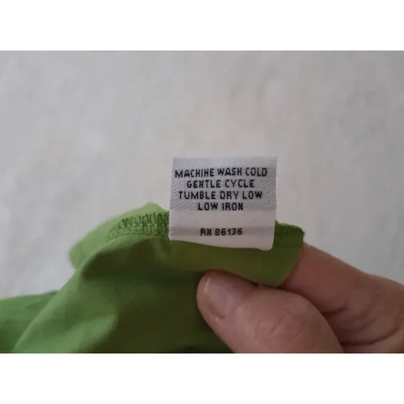 Bryn Walker Shirt Dress 100% Organic Cotton Minimalist MOP Buttons Size Large - Picture 6 of 8